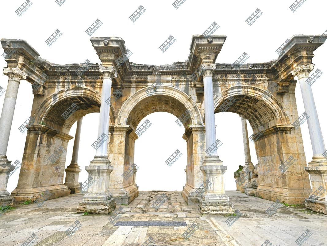 images/goods_img/2021040163/Hadrian's Gate 24K 3D model/1.jpg